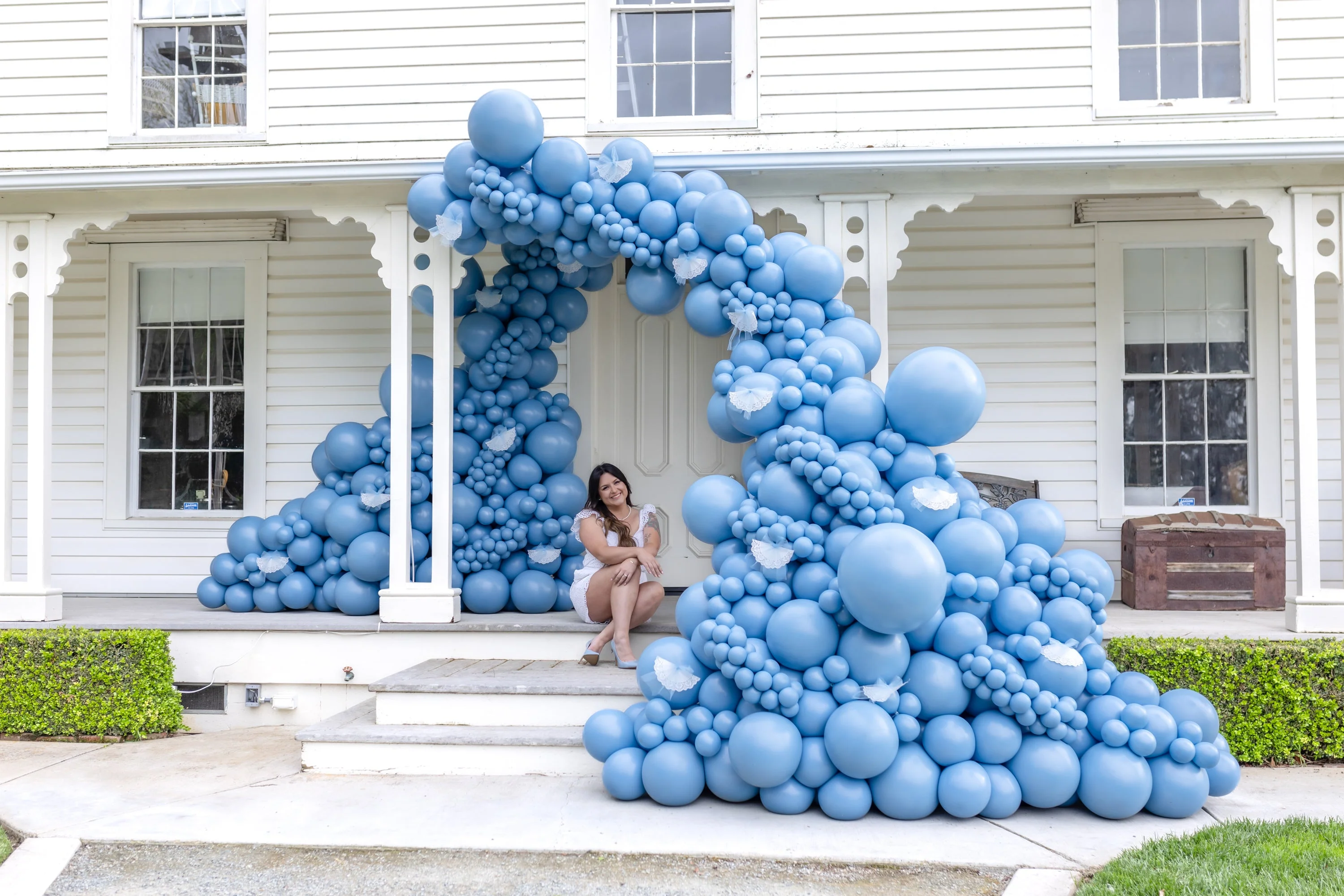 5" Georgia Pearl True Blue Tuftex Latex Balloons Designer Balloons (50 Per Bag) - Image 4