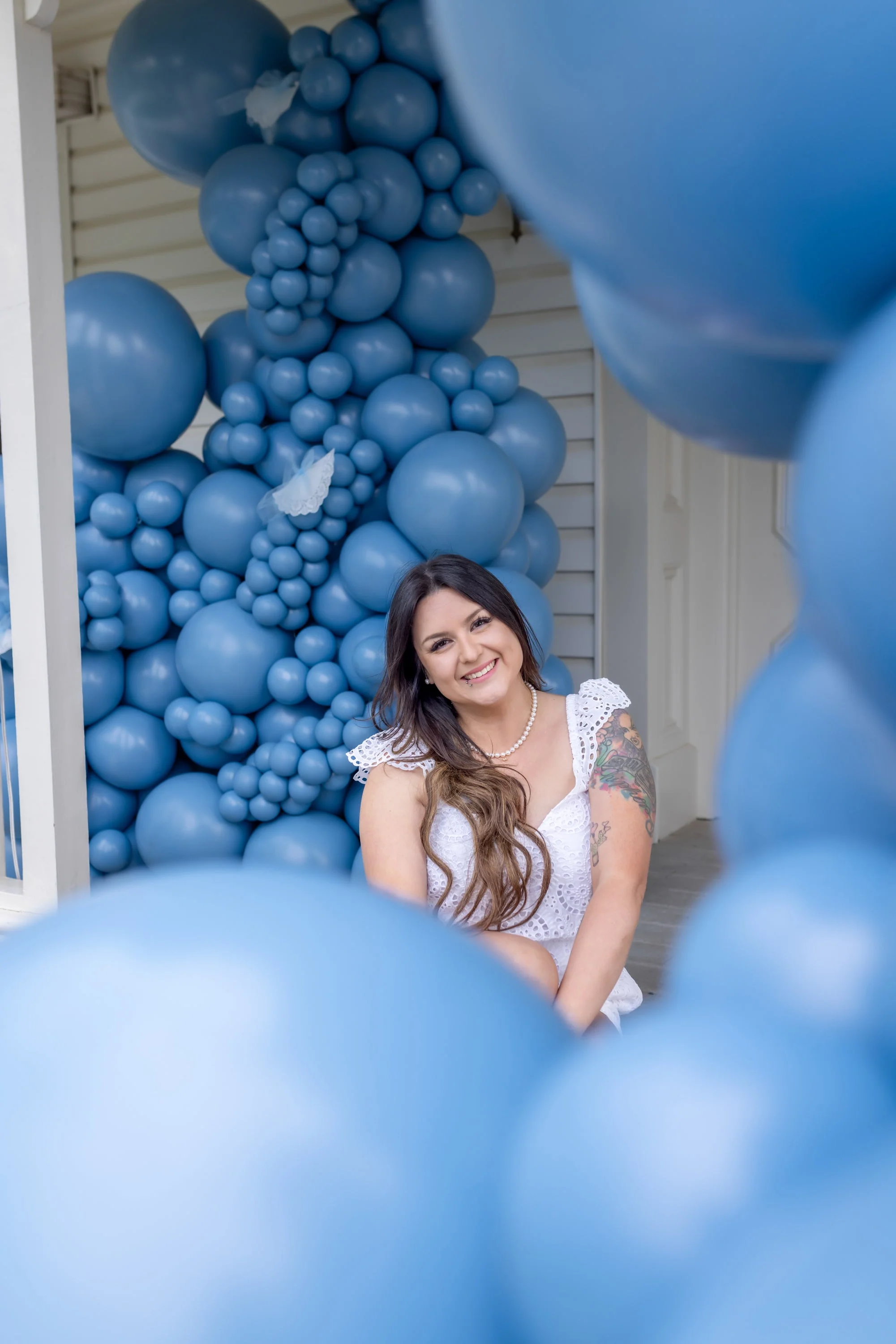5" Georgia Pearl True Blue Tuftex Latex Balloons Designer Balloons (50 Per Bag) - Image 5