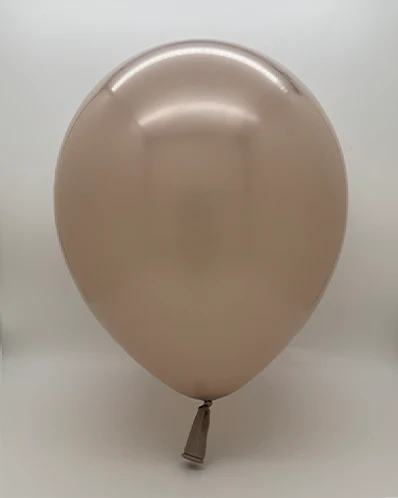5" Kalisan Brand Latex Balloons Aura Beige Cream (50 Per Bag) - Image 2