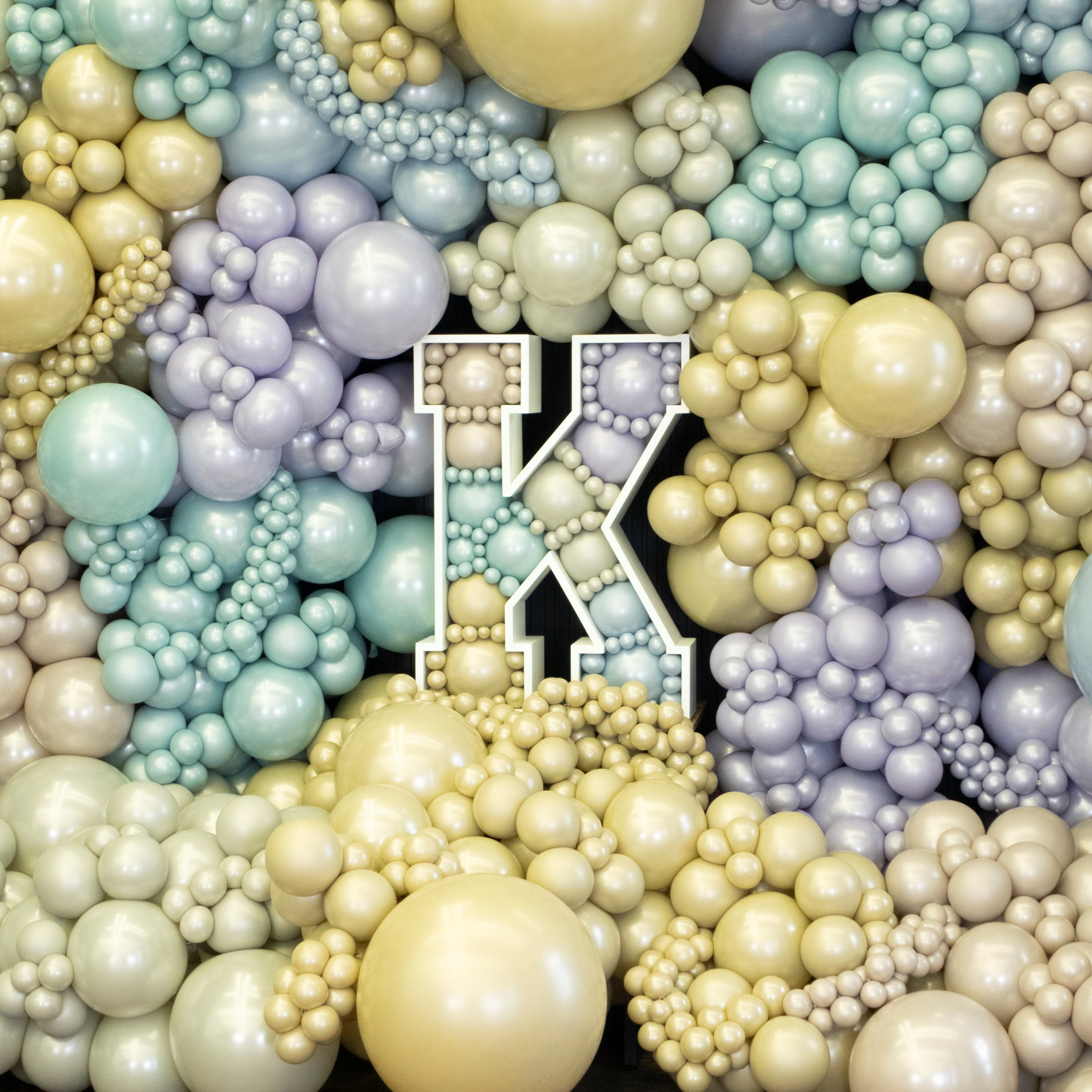 5" Kalisan Brand Latex Balloons Aura Ice Blue (50 Per Bag) - Image 25