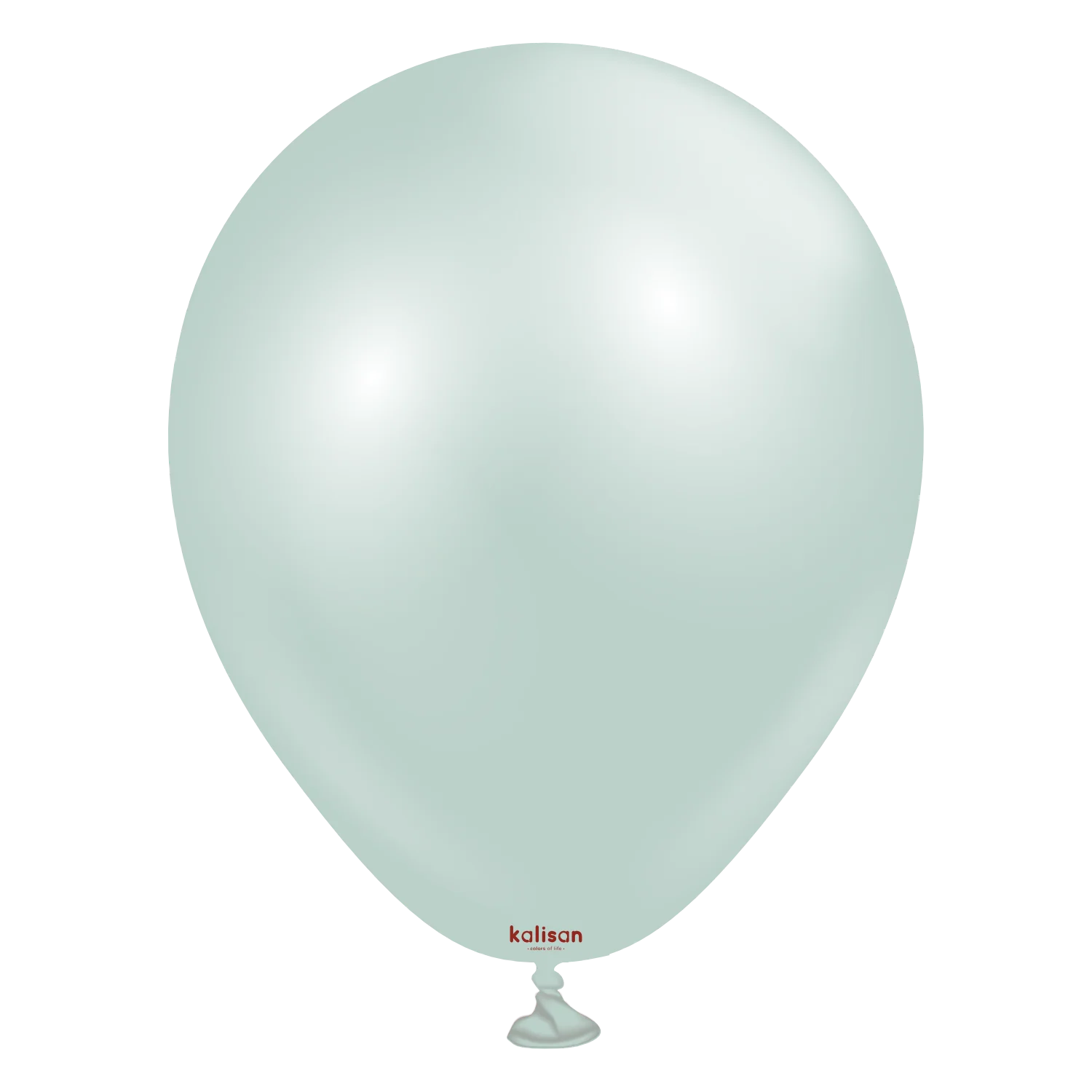 5" Kalisan Brand Latex Balloons Aura Ice Mint (50 Per Bag)