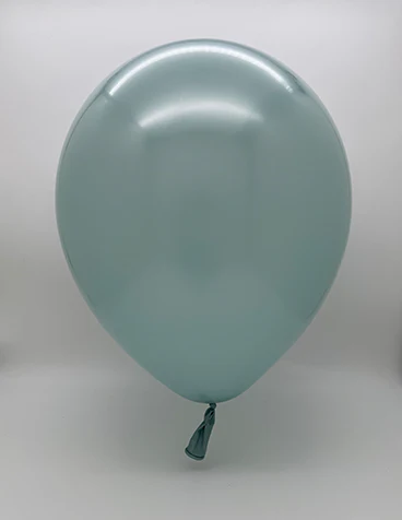 5" Kalisan Brand Latex Balloons Aura Ice Mint (50 Per Bag) - Image 2