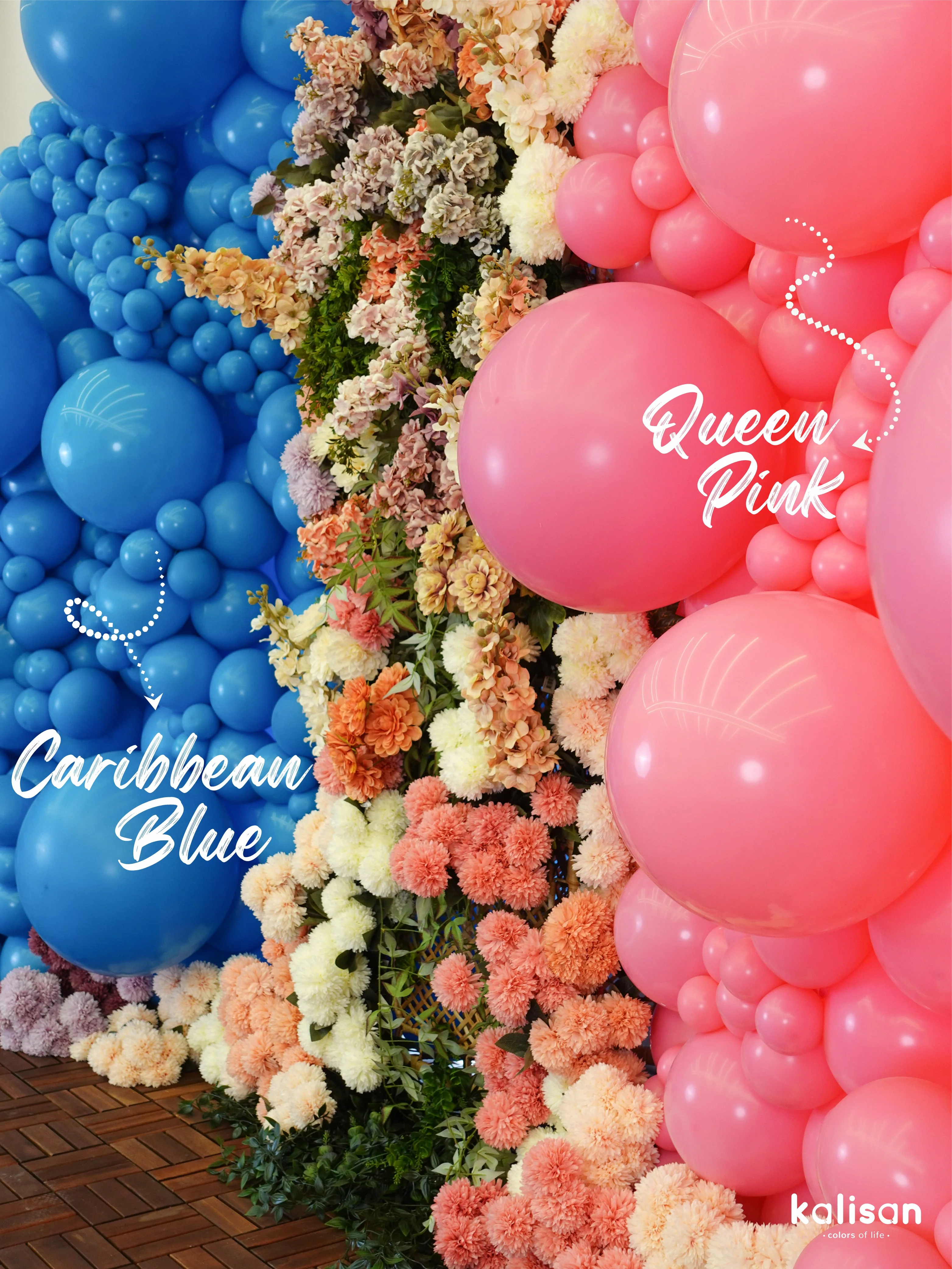 5" Kalisan Latex Balloons Standard Caribbean Blue (50 Per Bag) - Image 9