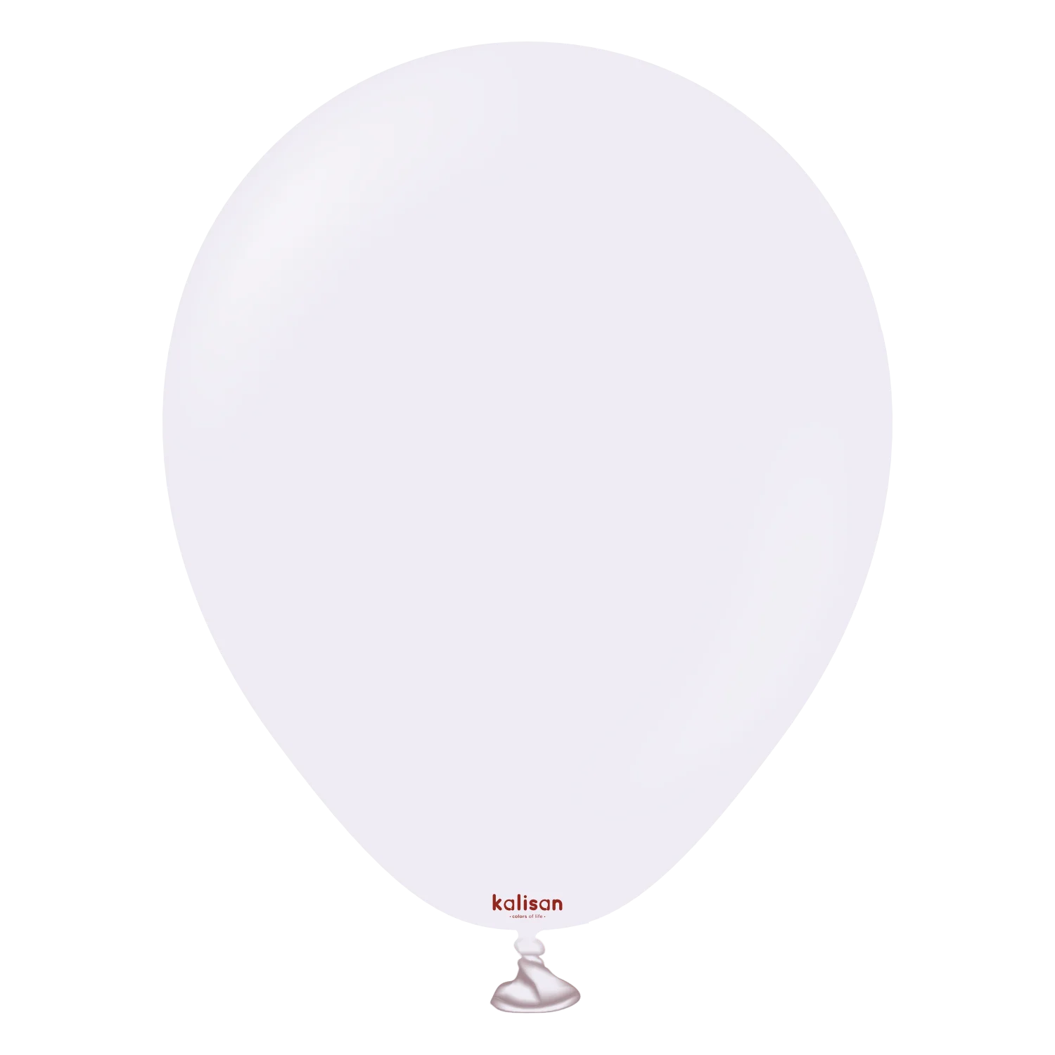 5" Kalisan Latex Balloons Standard Macaron Pale Lilac (50 Per Bag)