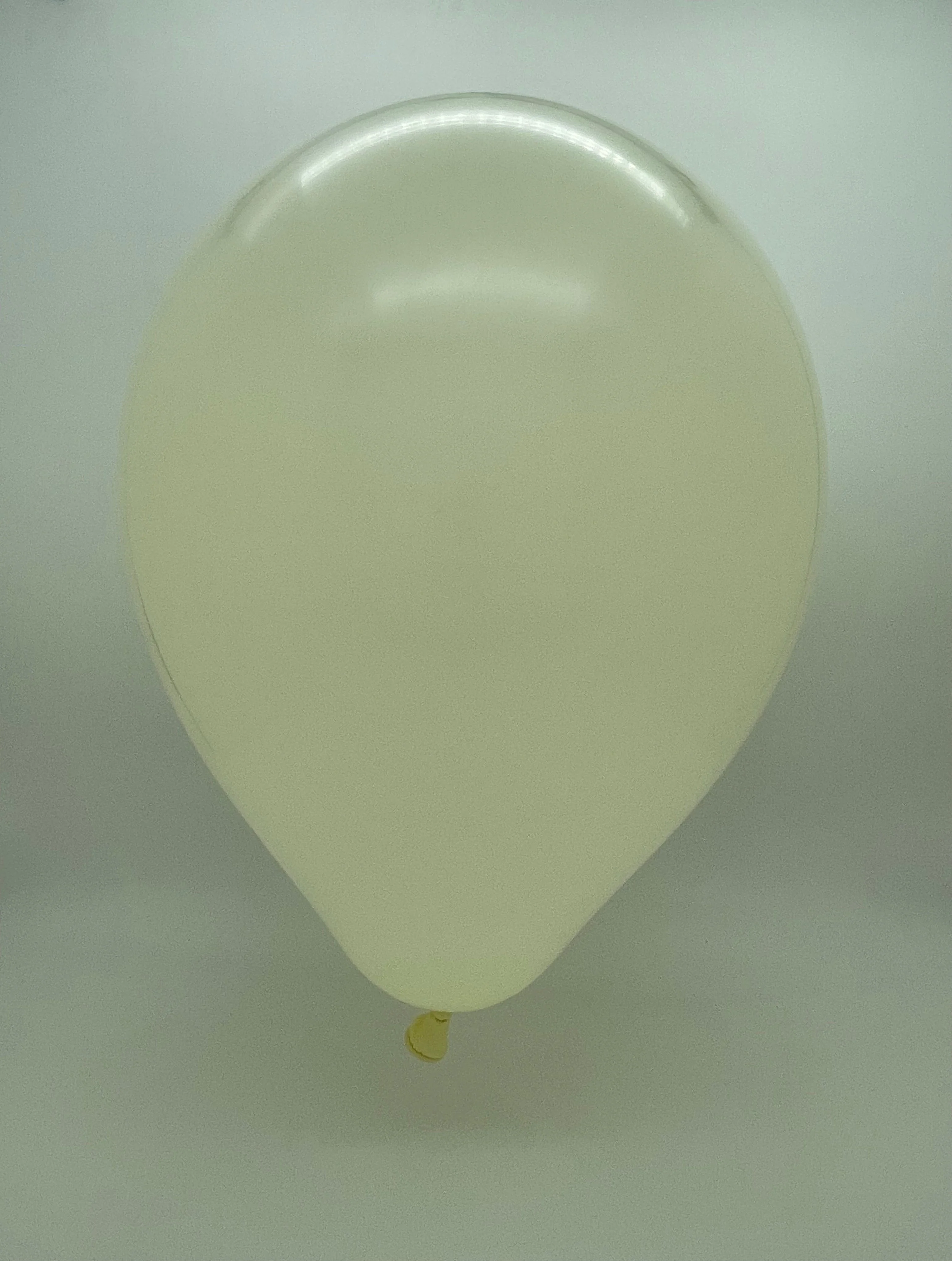 5" Kalisan Latex Balloons Standard Macaron Pale Yellow (50 Per Bag) - Image 2