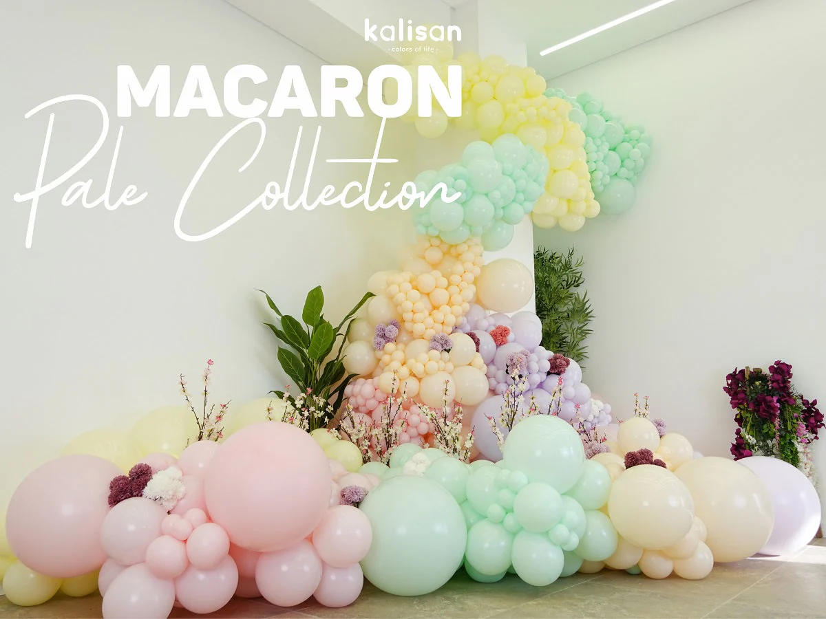 5" Kalisan Latex Balloons Standard Macaron Pale Yellow (50 Per Bag) - Image 8