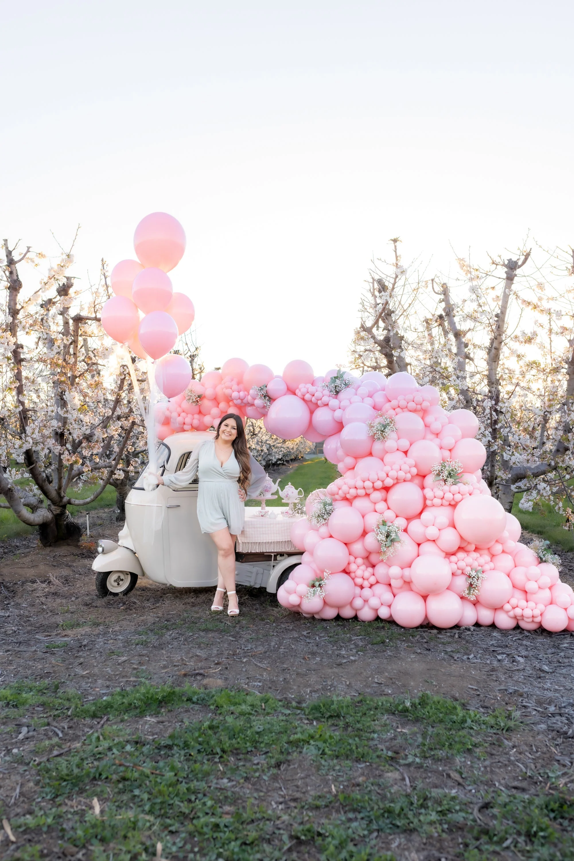 5" Romey Pearl Pink Tuftex Latex Balloons Designer Balloons (50 Per Bag) - Image 6
