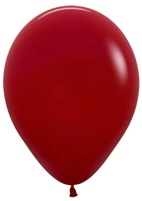 5" Sempertex/Betallatex Latex Balloons (100 Per Bag) Deluxe Imperial Red
