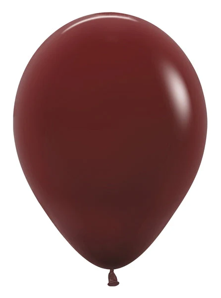 5" Sempertex/Betallatex Latex Balloons (100 Per Bag) Deluxe Merlot - Image 2