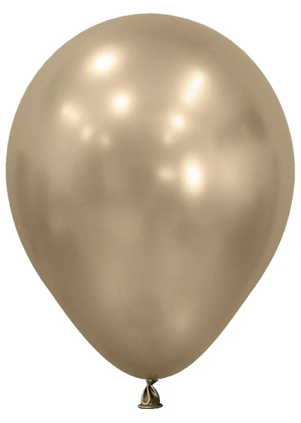 5" Sempertex/Betallatex Latex Balloons (100 Per Bag) Silk Gold Dust