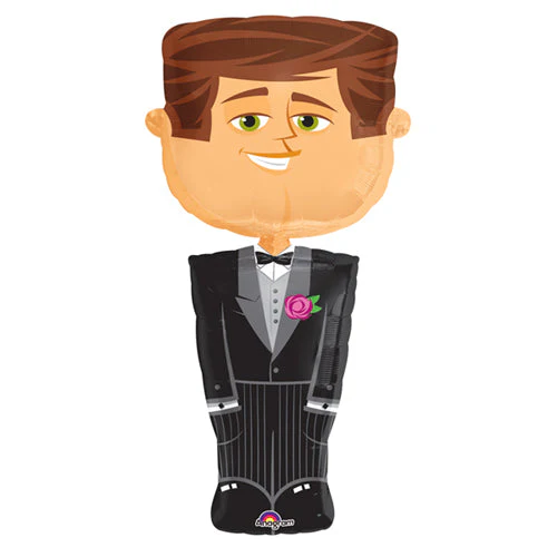 50" Airwalker Groom Shape Balloon