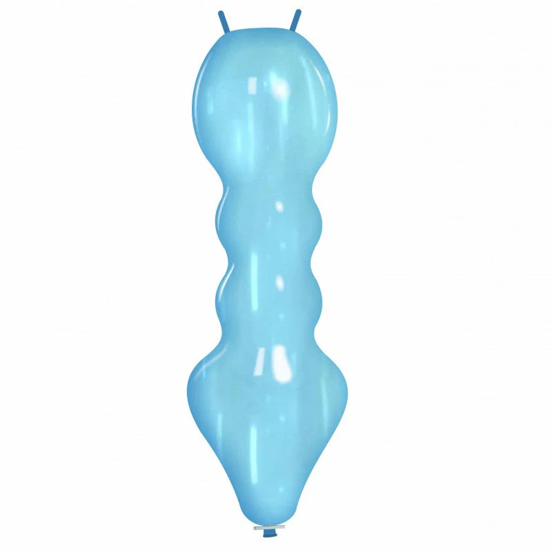 51" Caterpillar Cattex Brand Crystal Blue Latex Balloons