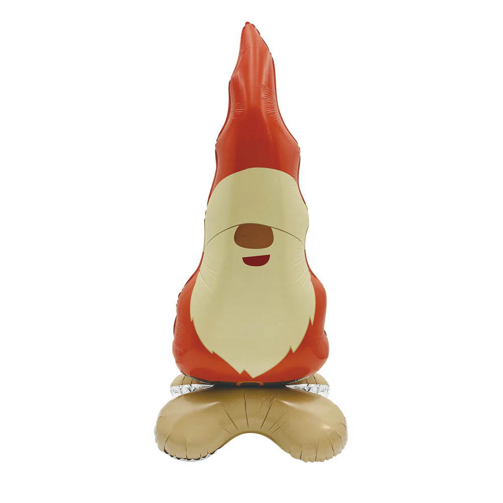 57" Airfill Only Standing/Sitting Matte Retro Santa Foil Balloon