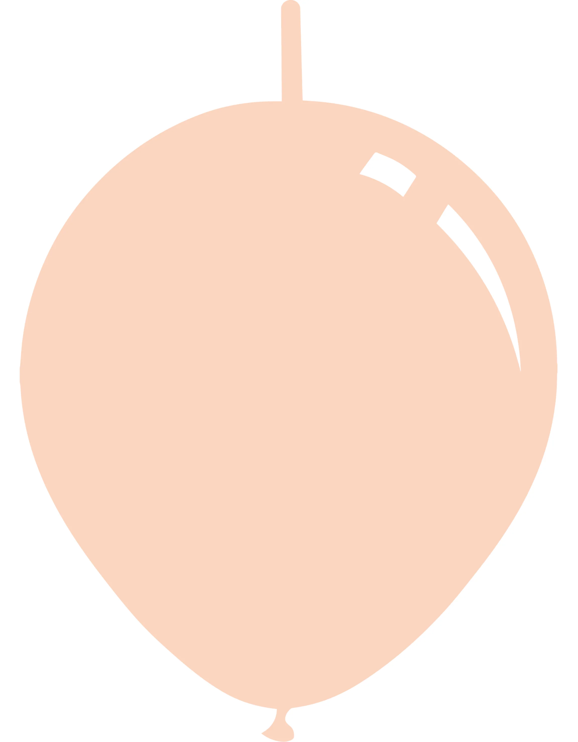 6" Deco Pink Blush Decomex Linking Latex Balloons (100 Per Bag)