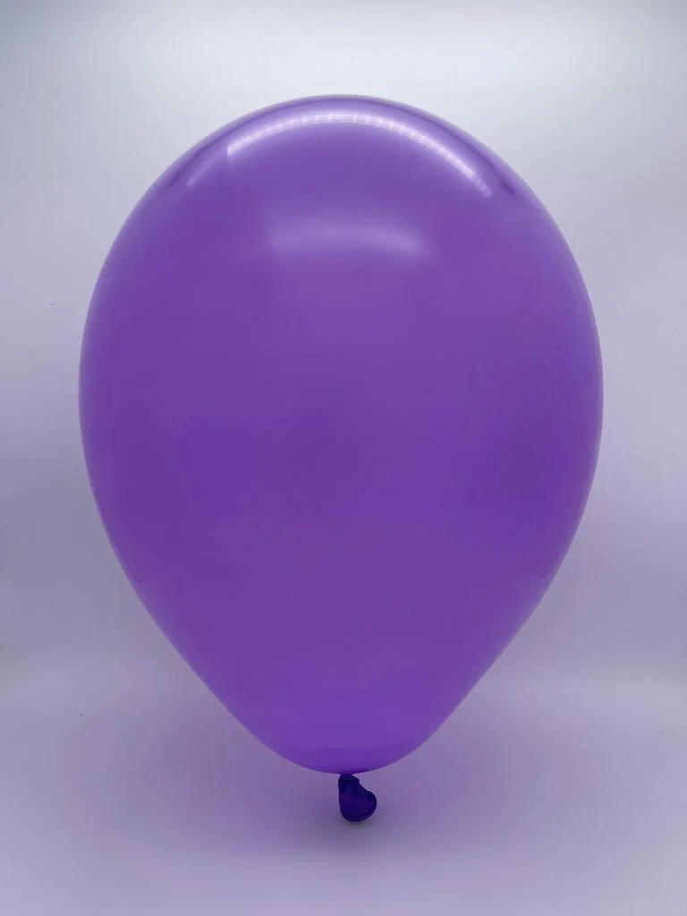 6" Standard Lavender Decomex Linking Latex Balloons (100 Per Bag) - Image 2