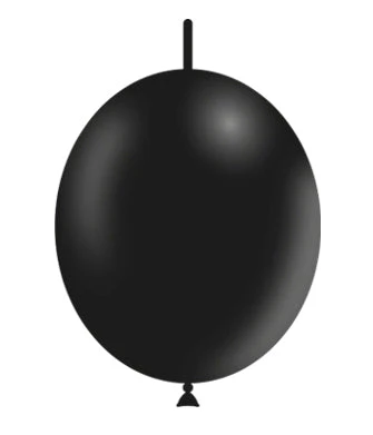 6'' Balloonia Brand Professional Line Latex Balloons Decolink Standard Black (100 Per Bag)