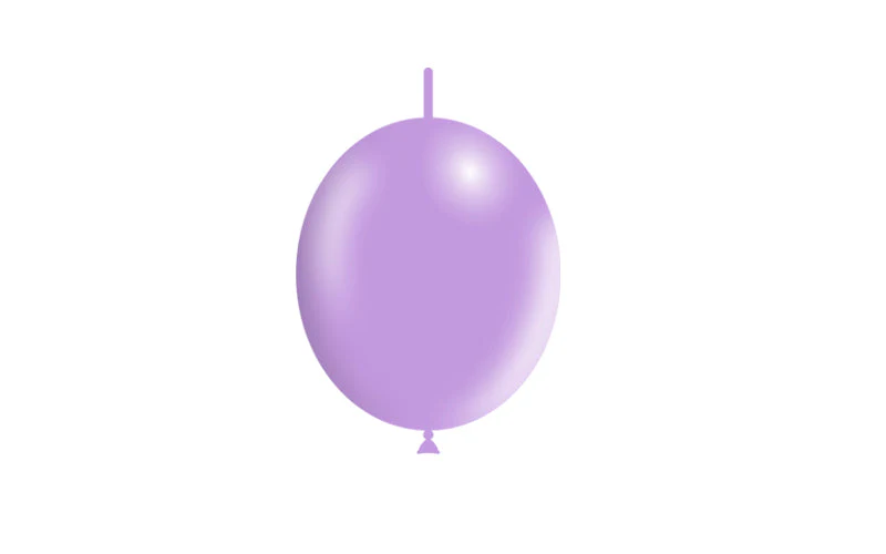 6'' Balloonia Brand Professional Line Latex Balloons Decolink Standard Lavender (100 Per Bag) - Image 3