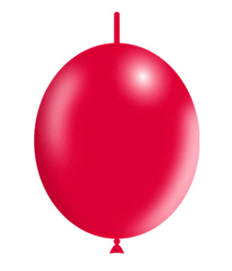6'' Balloonia Brand Professional Line Latex Balloons Decolink Standard Red (100 Per Bag)