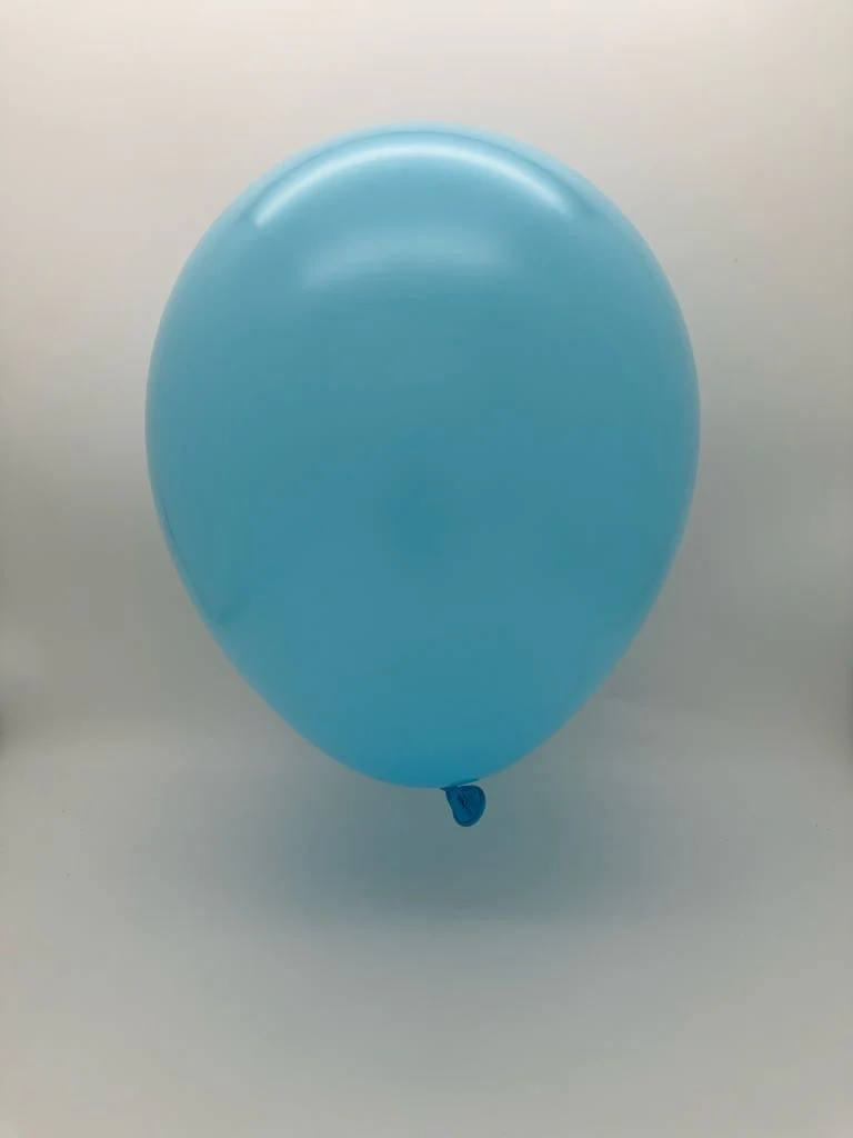 6'' Balloonia Brand Professional Line Latex Balloons Decolink Standard Sky Blue (100 Per Bag) - Image 2
