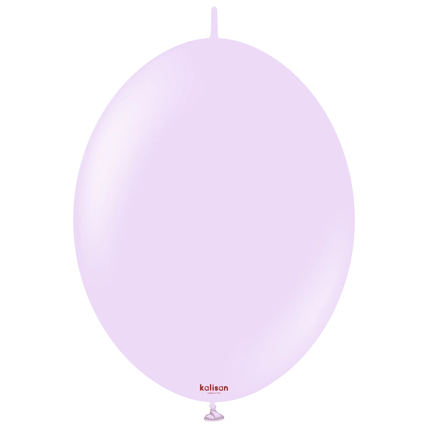 6" Kalisan Brand Linking Latex Balloons K-Link Macaron Lilac (50 Per Bag)