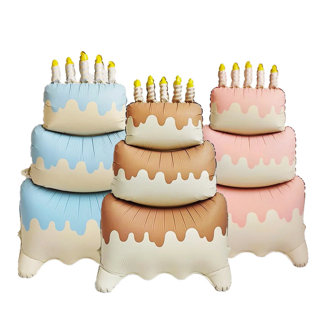 60" Airfill Only Matte Supersize Standing/Sitting Green Cake - Image 2