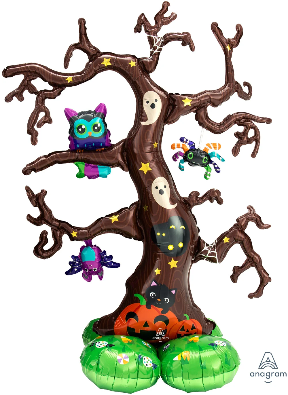62" Airfill Only Airloonz Consumer Inflatable Creepy Tree Foil Balloon