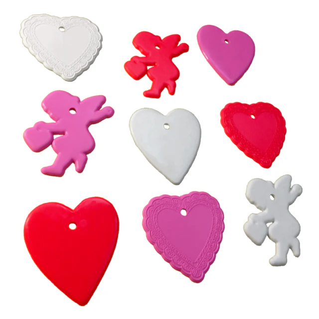 8-10 Gram Valentine's Day Shape (100 Count) Balloon Weights