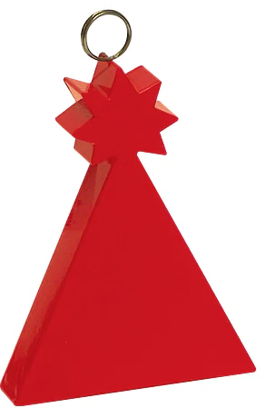 80g./2.8oz Red Party Hat Plastic Balloon Weight