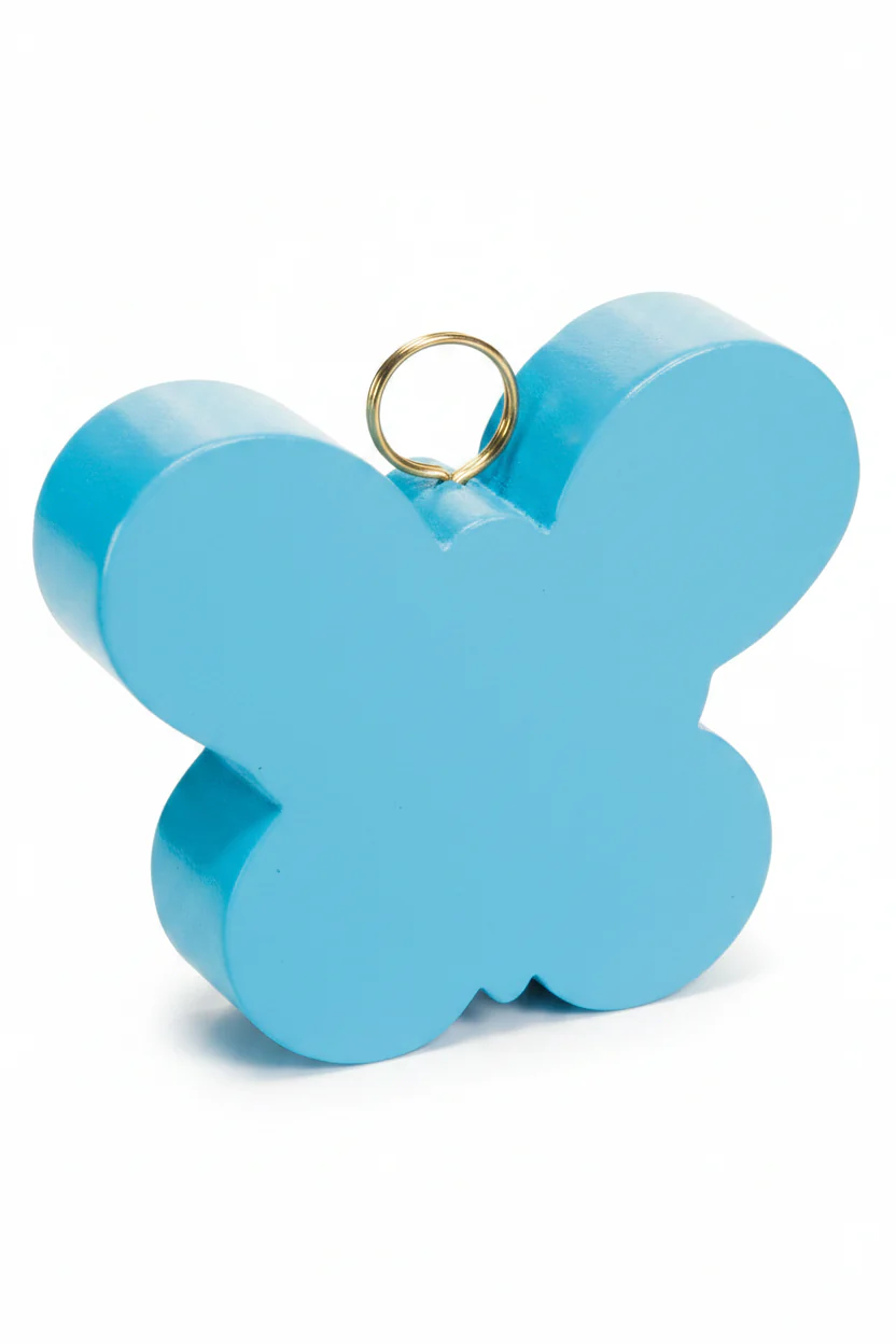 80Gram/2.8 Oz Light Blue Butterfly Plastic Balloon Weight