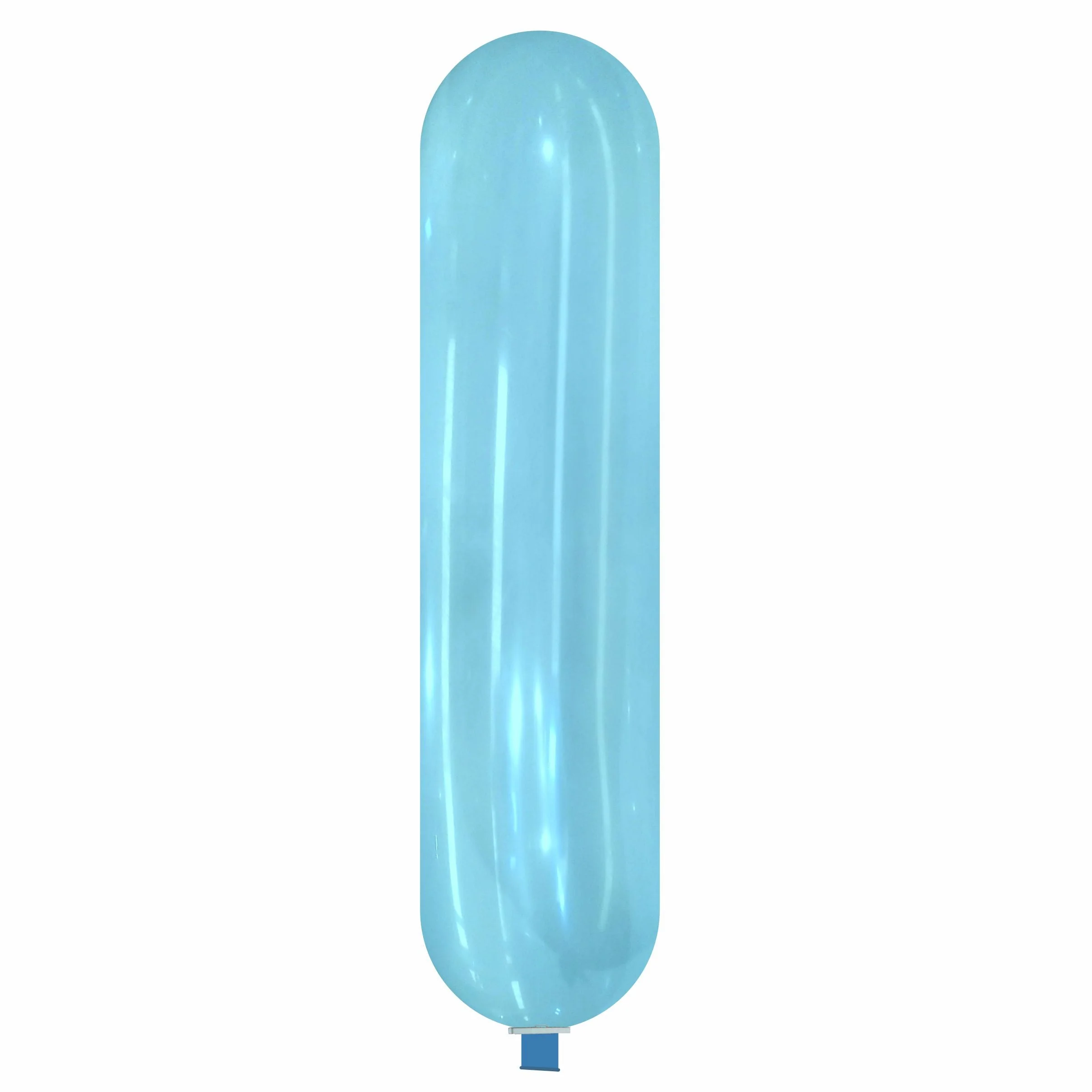 87" X 19.5" Banner Cattex Brand Crystal Blue Latex Balloons