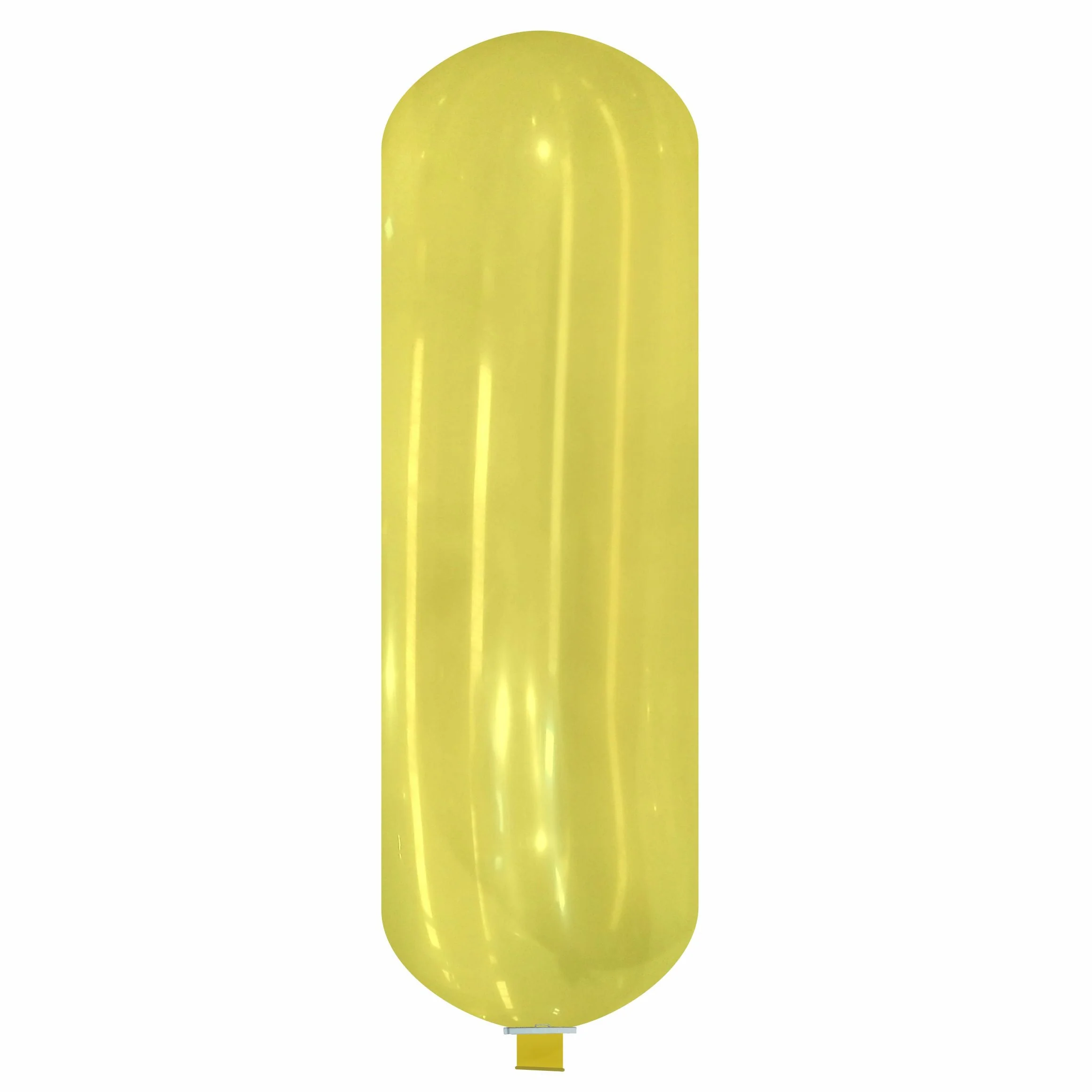 87" X 28" Banner XL Cattex Brand Crystal Yellow Latex Balloons