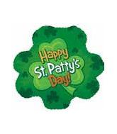 9.5" Airfill Only (Sticks Sold Separately) St. Patrick's Day Balloon