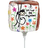 9" Airfill Only (Sticks Sold Separately) Changuito Regalo Trans Balloon (Spanish)