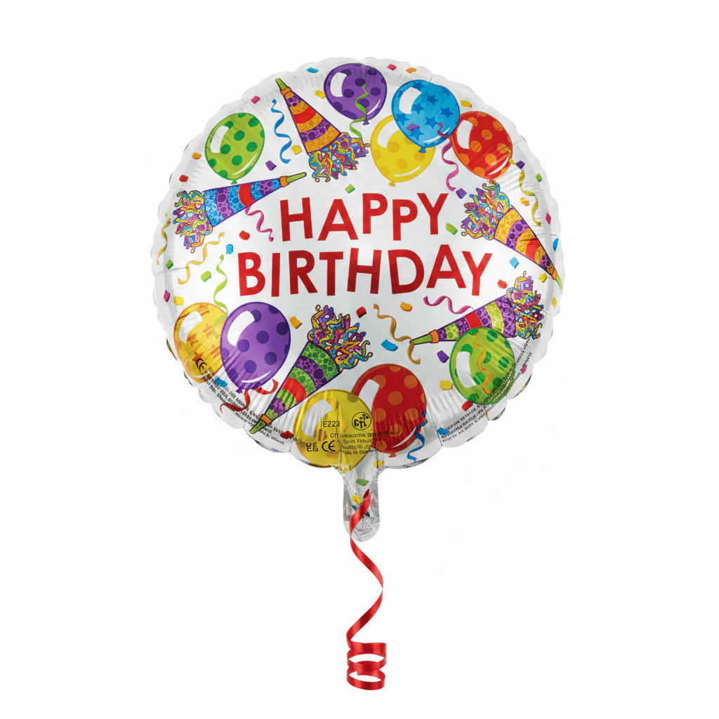 9" Airfill Only (Sticks Sold Separately) Foil Balloon Party Horns Birthday - Image 2