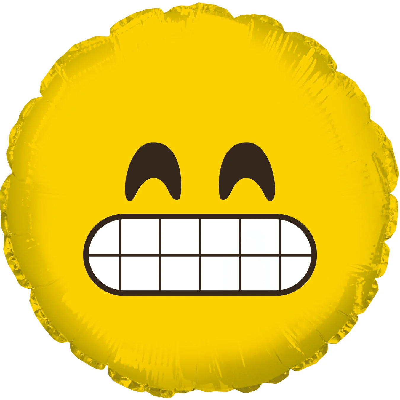 9" Airfill Only (Sticks Sold Separately) Grinning Face Balloon