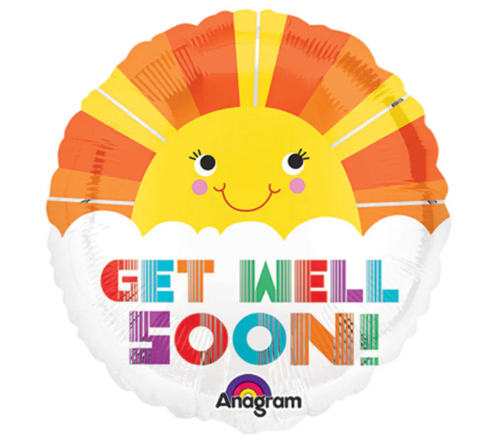 9" Airfill Only (Sticks Sold Separately) GWS Smiley Sunshine Balloon