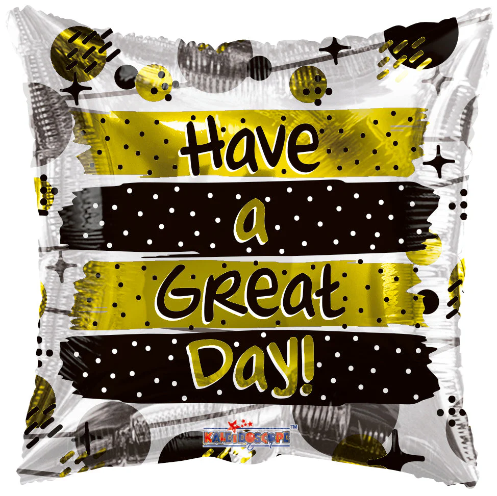 9" Airfill Only (Sticks Sold Separately) Have A Great Day! Foil Balloons