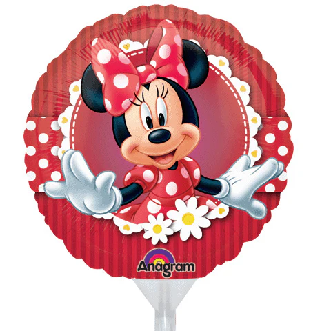 9" Airfill Only Mad About Minnie Balloon (Sticks Sold Separately)