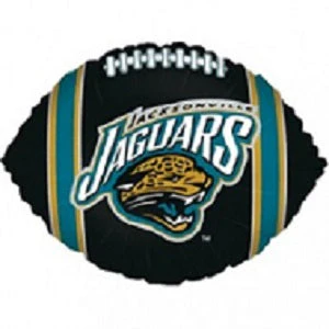 9" Airfill Only (Sticks Sold Separately) NFL Football Balloon Jacksonville Jaguars