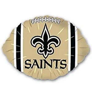 9" Airfill Only (Sticks Sold Separately) NFL New New Orleans Saints Football Balloon