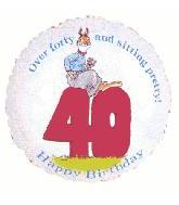 9" Airfill Only (Sticks Sold Separately) Over 40 Paw Prints Balloon
