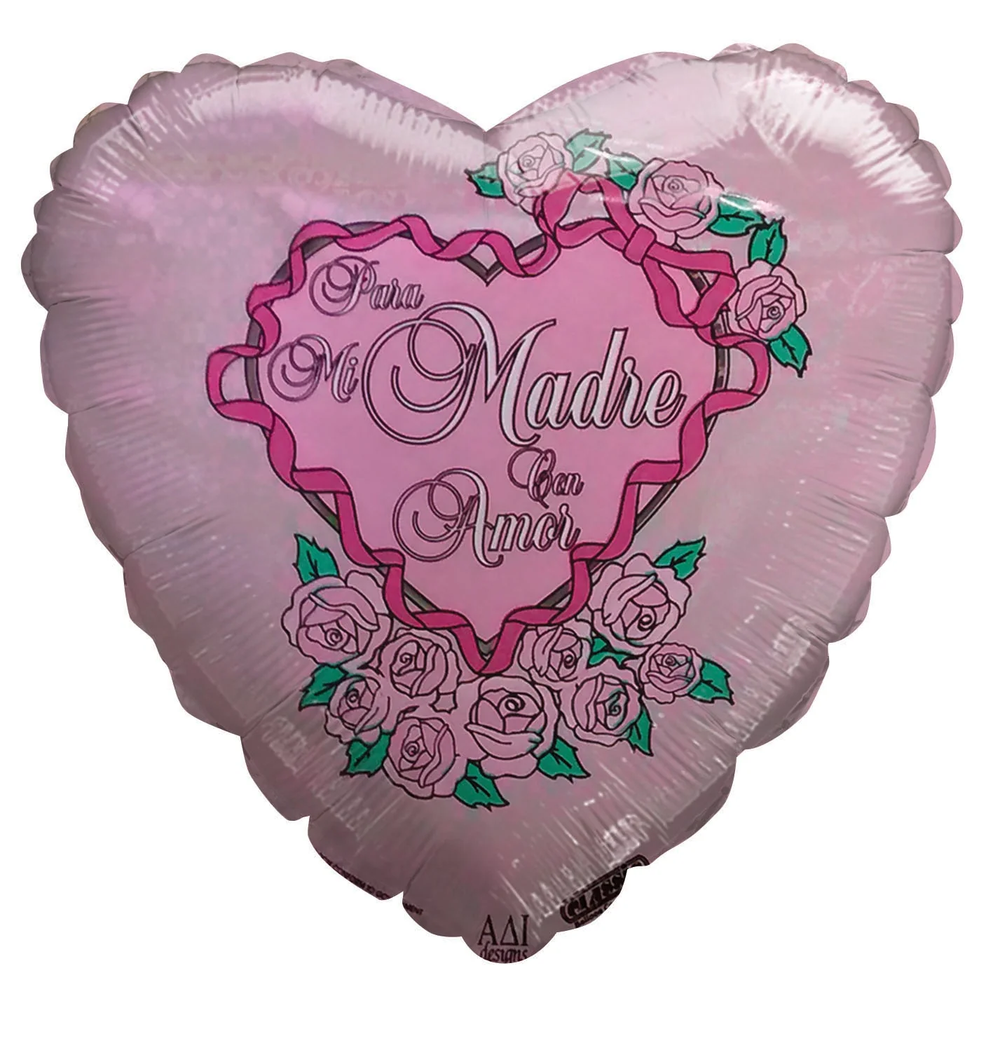 9" Airfill Only (Sticks Sold Separately) Para Mi Madre con Amor Balloon (Spanish)