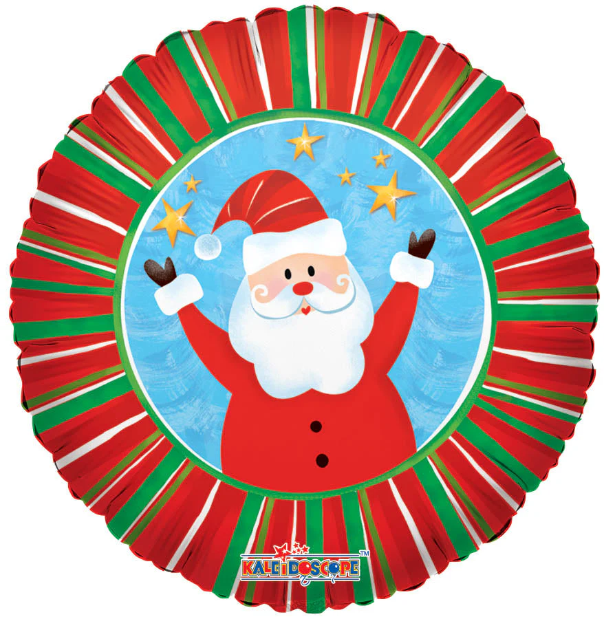 9" Airfill Only (Sticks Sold Separately) Santa Clause Balloon