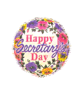 9" Airfill Only (Sticks Sold Separately) Secretary's Day Balloon