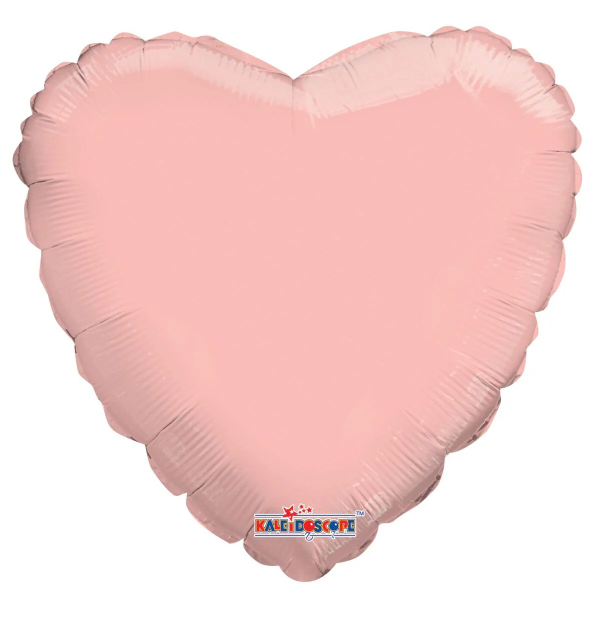 9" Airfill Only (Sticks Sold Separately) Solid Rose Gold Heart Balloon