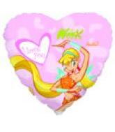 9" Airfill Only (Sticks Sold Separately) Stella I Love You Balloon