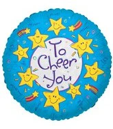 9" Airfill Only (Sticks Sold Separately) To Cheer You Stars Balloon