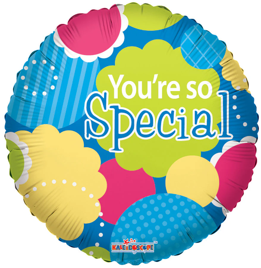 9" Airfill Only (Sticks Sold Separately) You're So Special Blue Balloon
