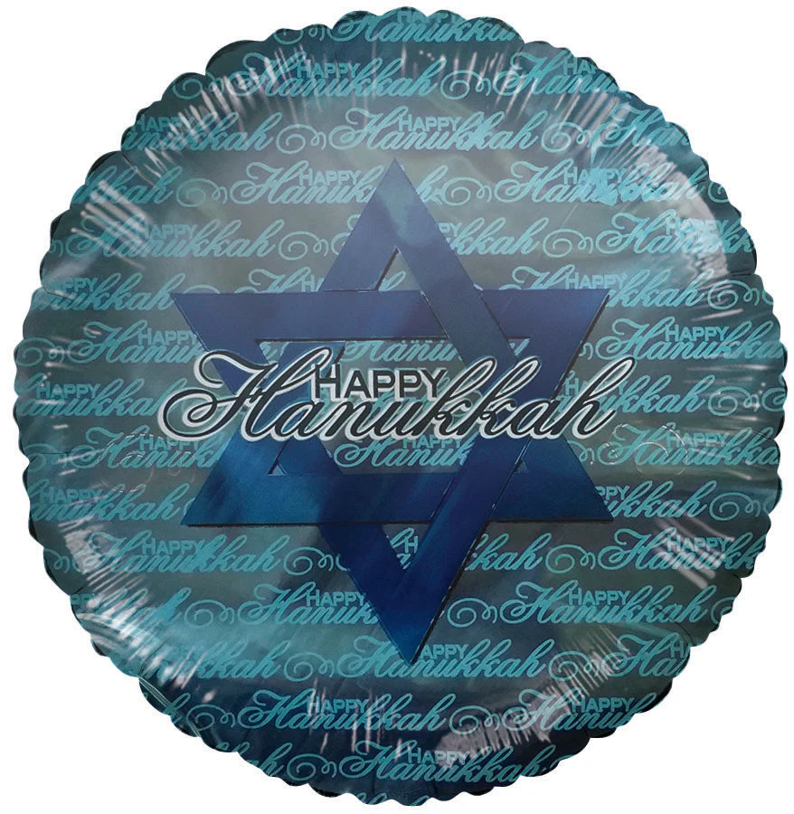 9" Classically Hanukkah Balloon Airfill Only (Sticks Sold Separately) Balloon