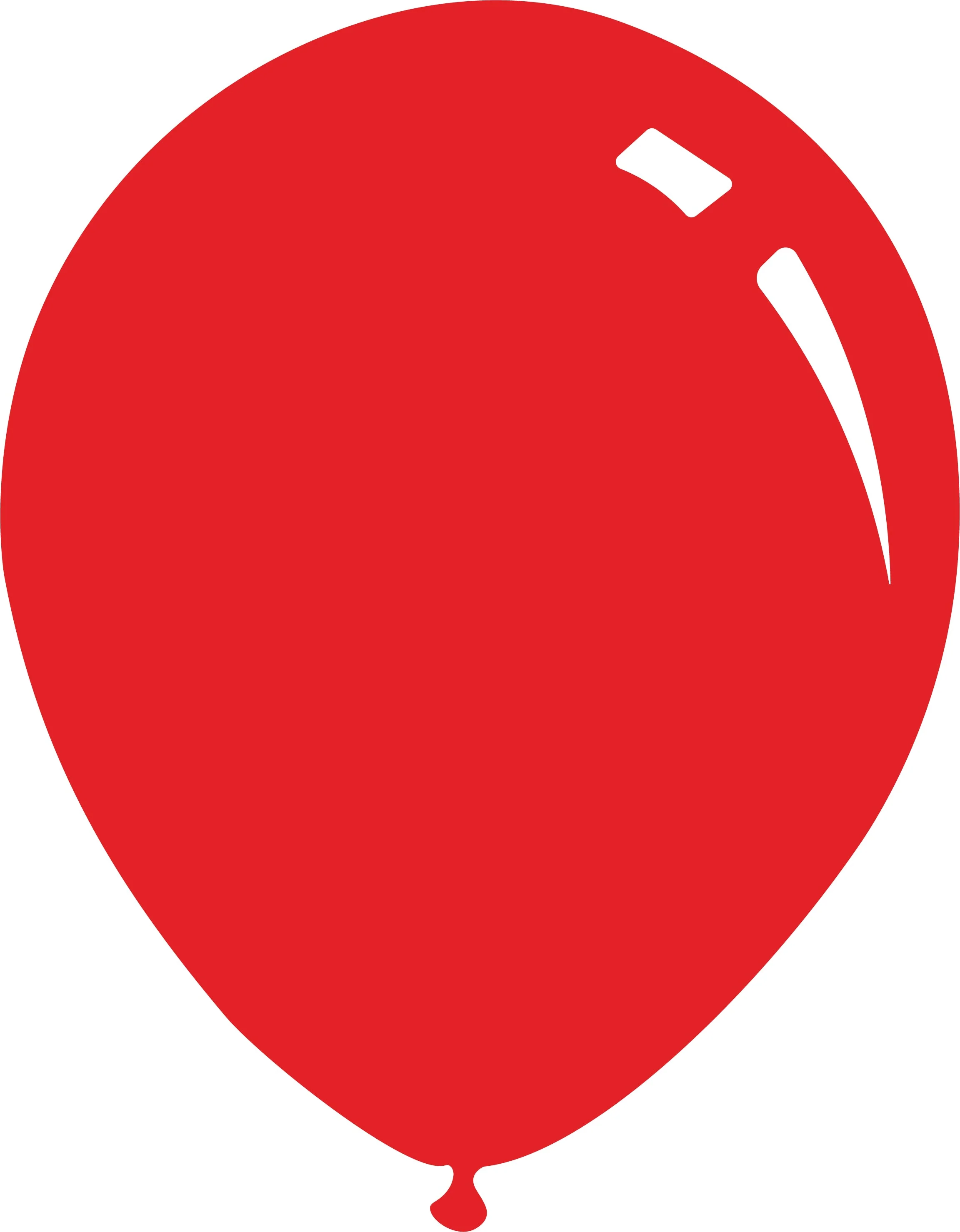 9" Crystal Chili Red Decomex Latex Balloons (100 Per Bag)